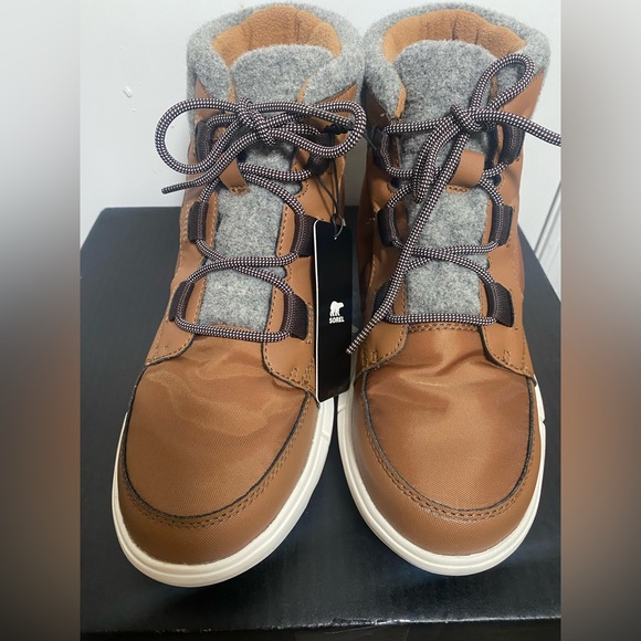 NWB Sorel Women's Winter Boots Snow, Velvet Tan Blackened Brown, 9.5 - Picture 3 of 9